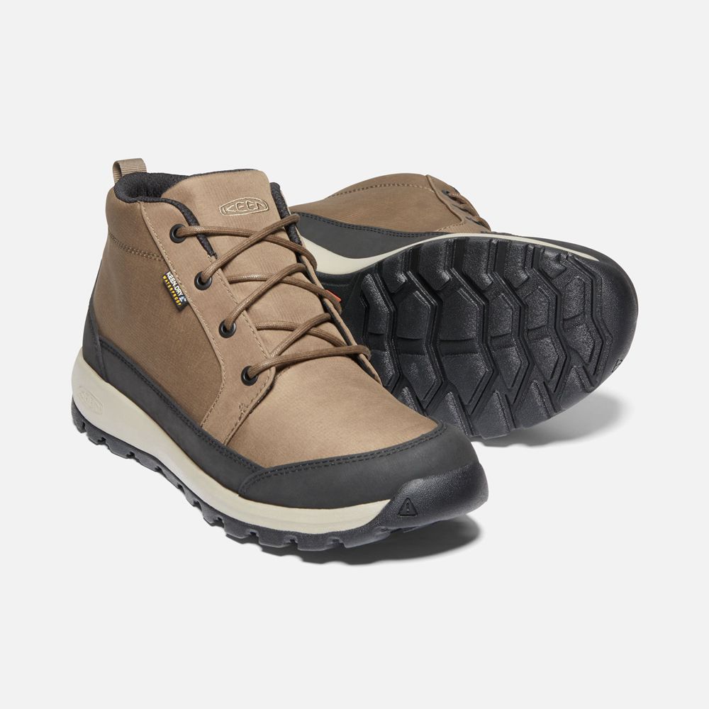 Keen Laarzen Heren Khaki - Glieser Nylon Waterproof - 39572-UIQO